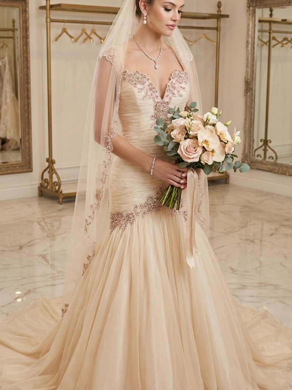 Luxury Designer Couture Wedding Evening Cocktail Prom Party Runway Chiffon Dress